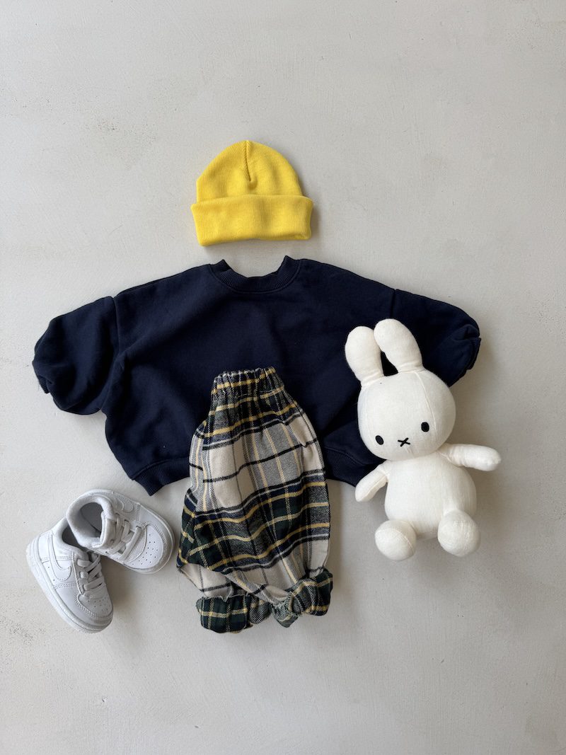 Tartan baby pants