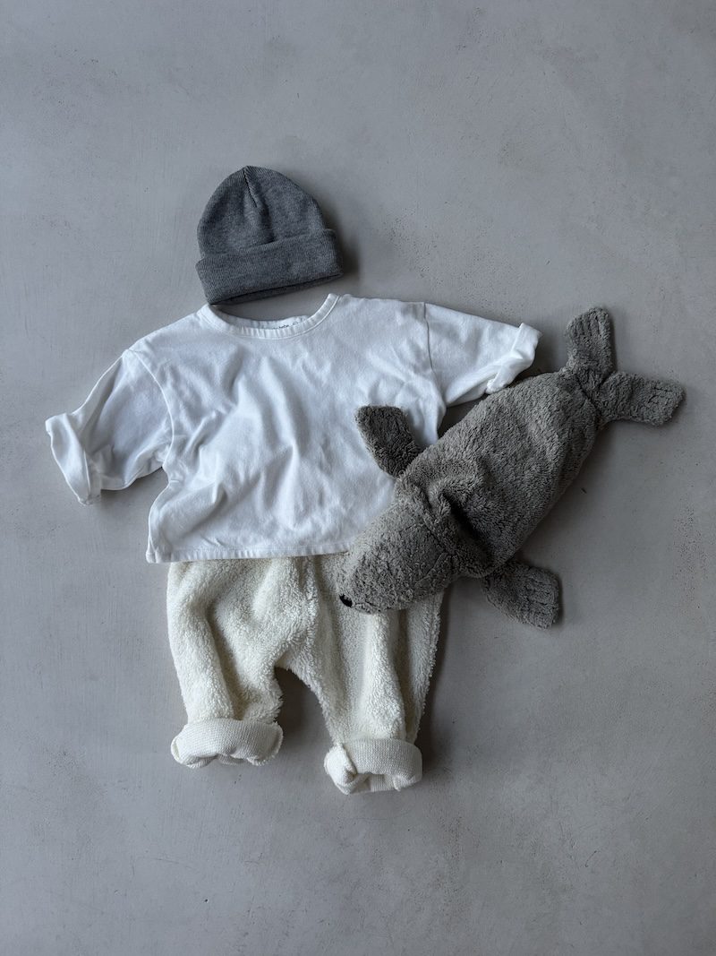 Boucle baby pants