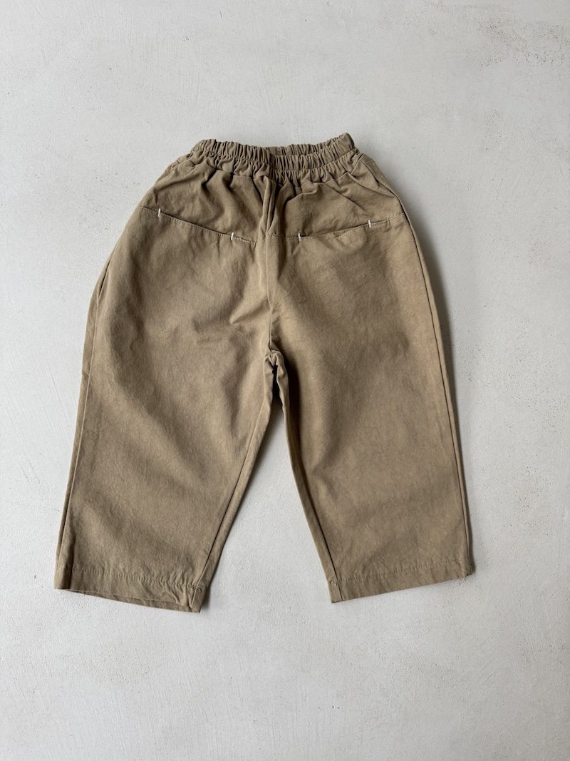 Beige pocket pants