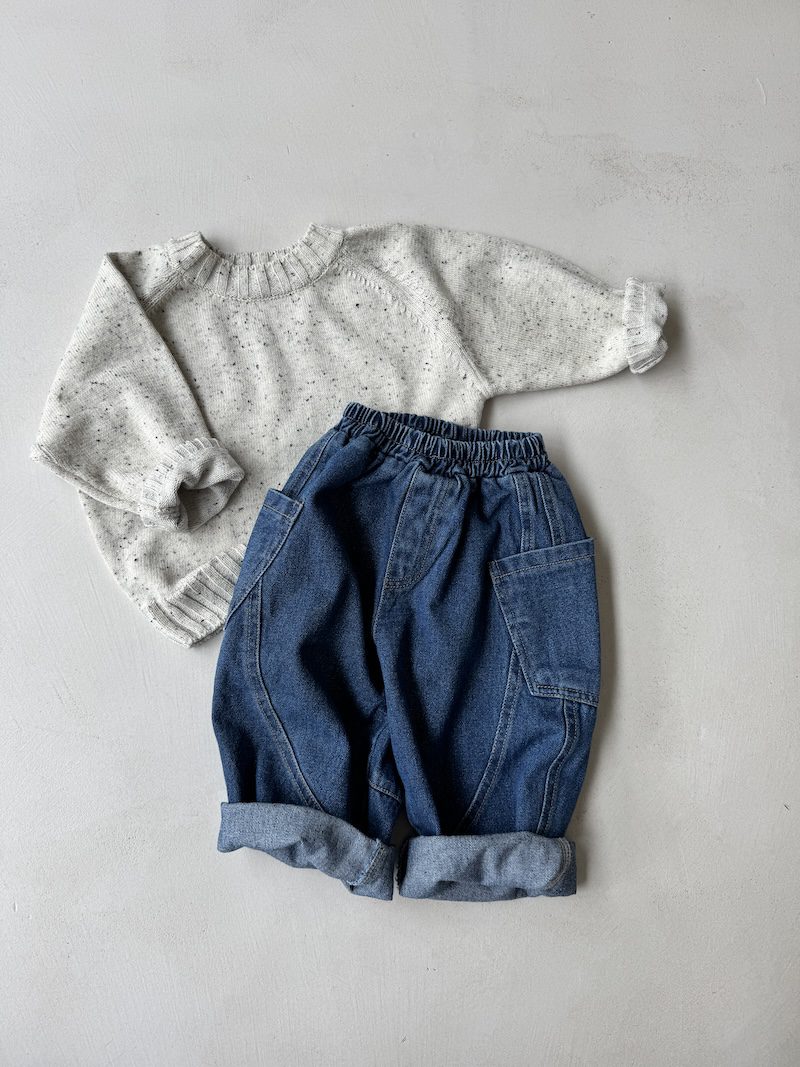 Baggy pocket jeans
