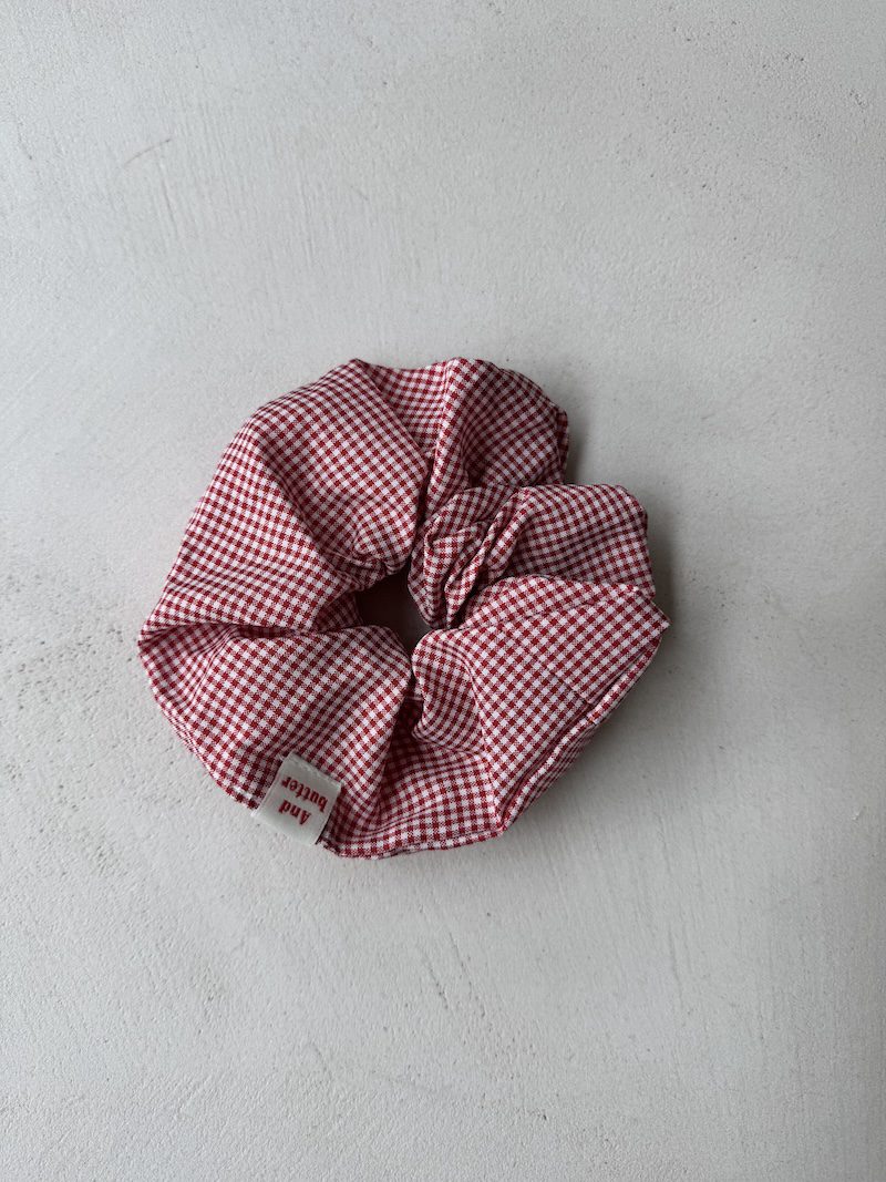 Vichy scrunchie