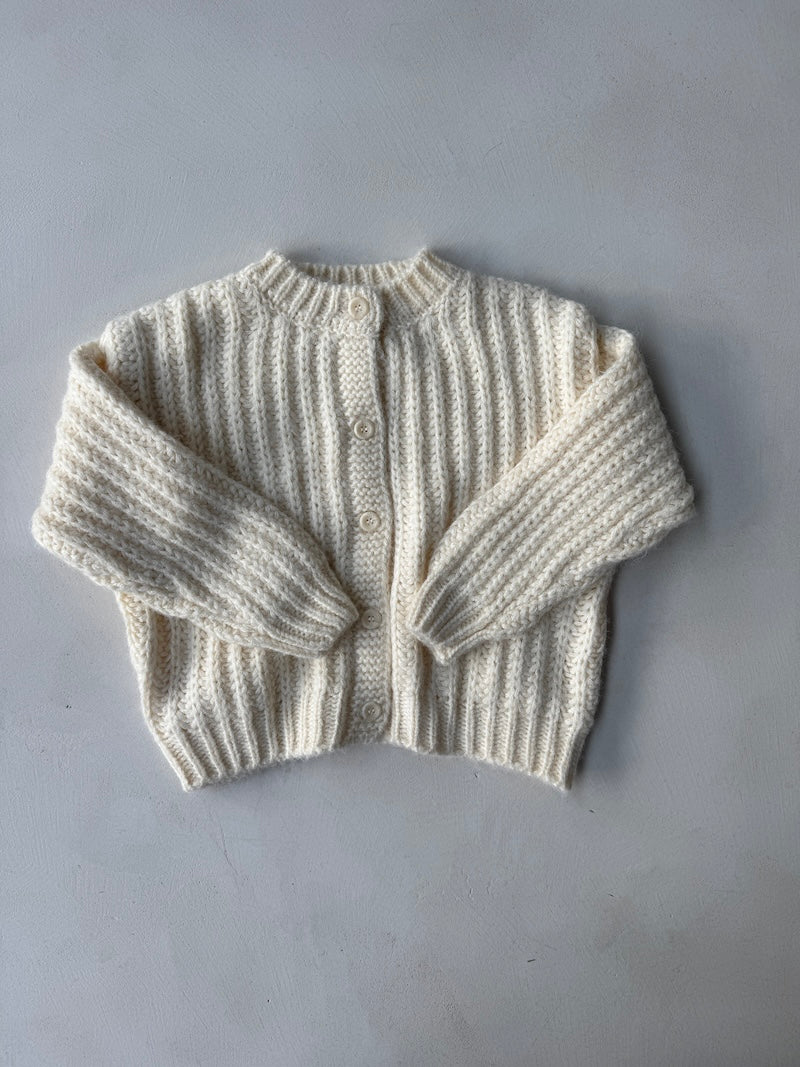 Snow Cable Cardigan