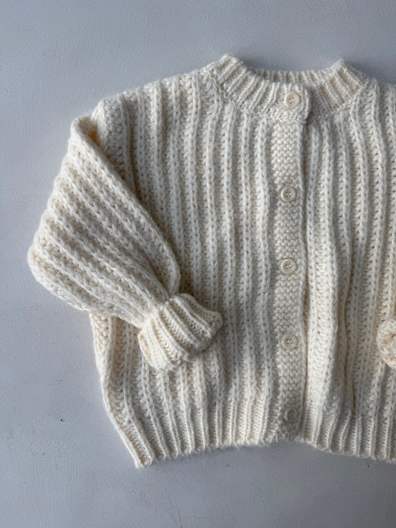 Snow Cable Cardigan