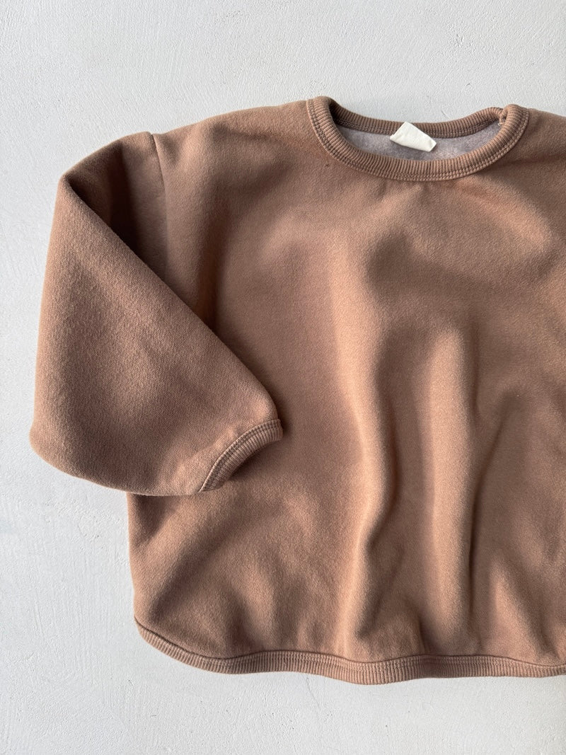 Bambi Boxy Jumper Caramel