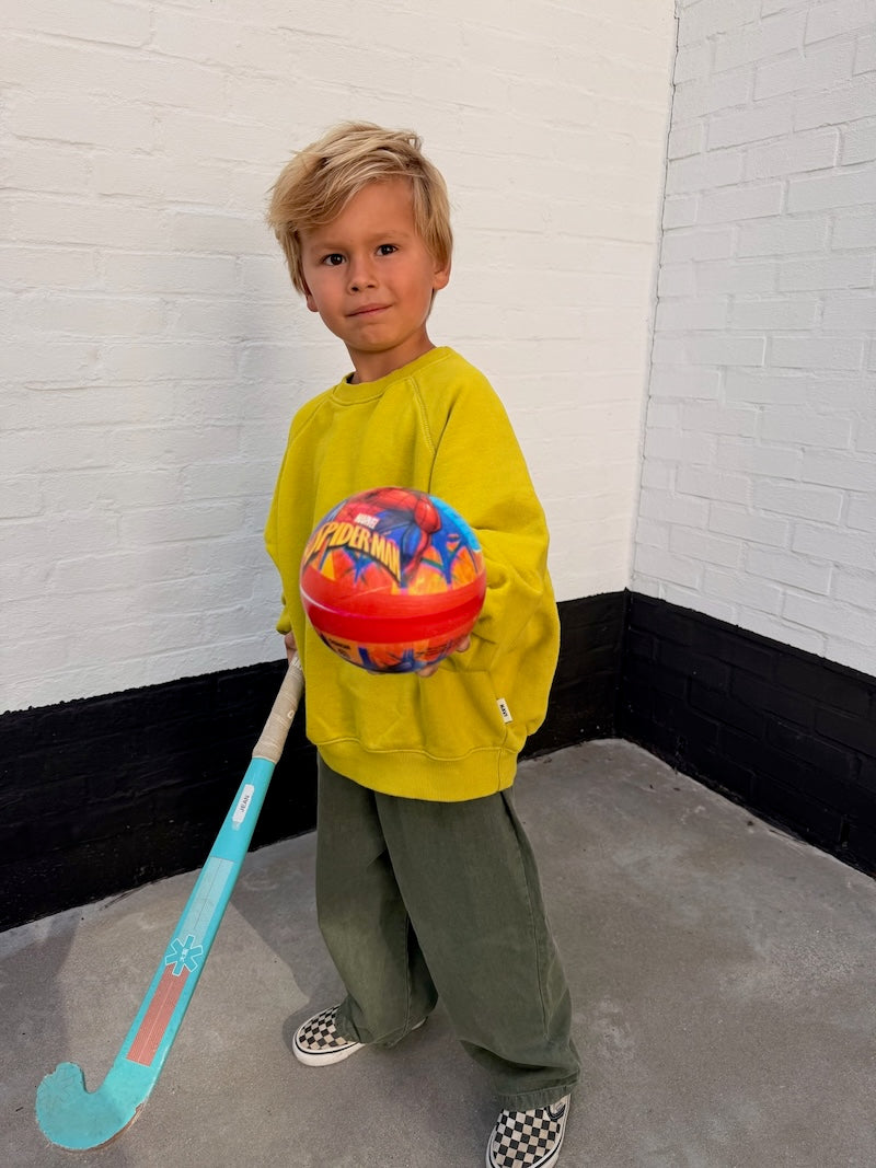 Lime Raglan Sweatshirt