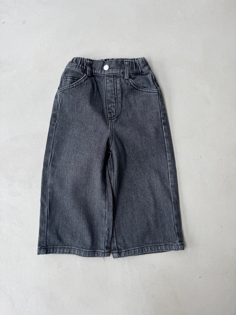 Straight Leg Rib Jeans