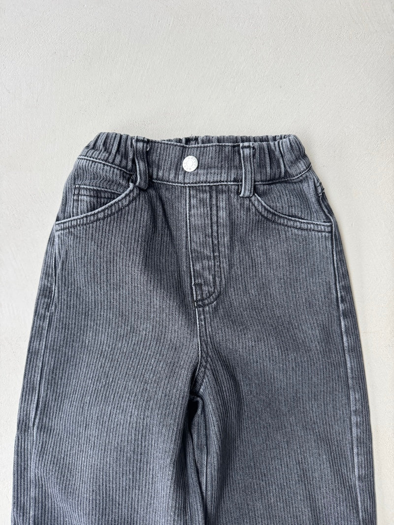 Straight Leg Rib Jeans