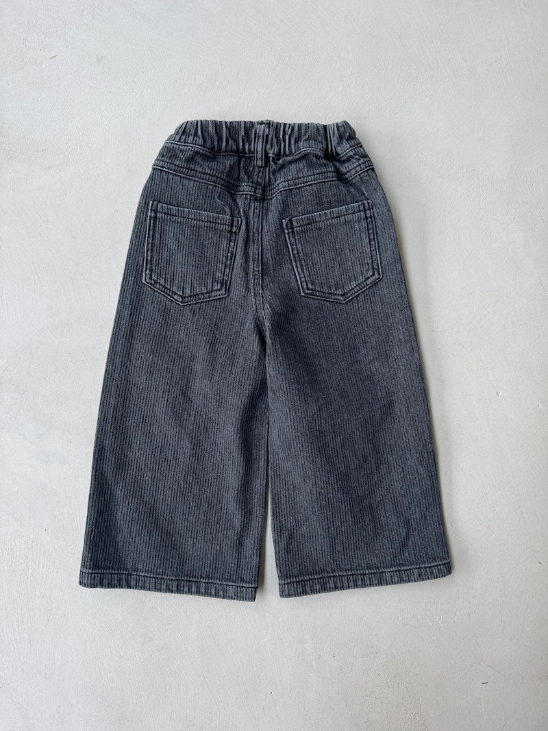 Straight Leg Rib Jeans