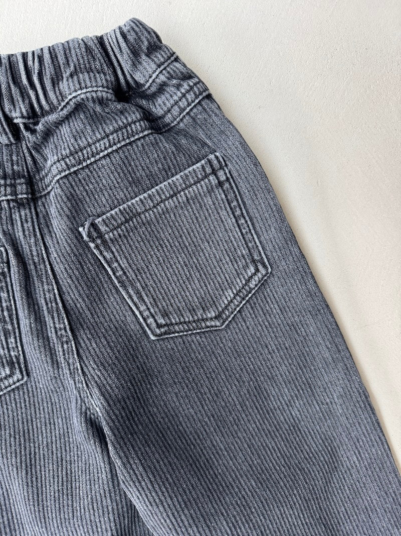 Straight Leg Rib Jeans