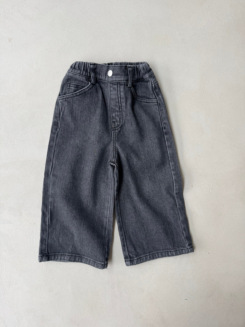 Straight Leg Rib Jeans