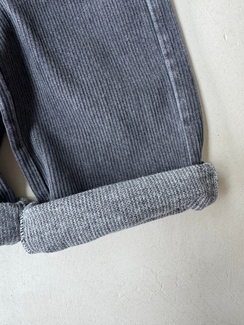 Straight Leg Rib Jeans