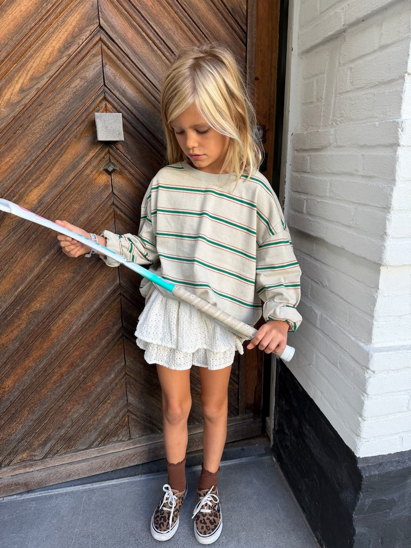 Green Stripes Jumper