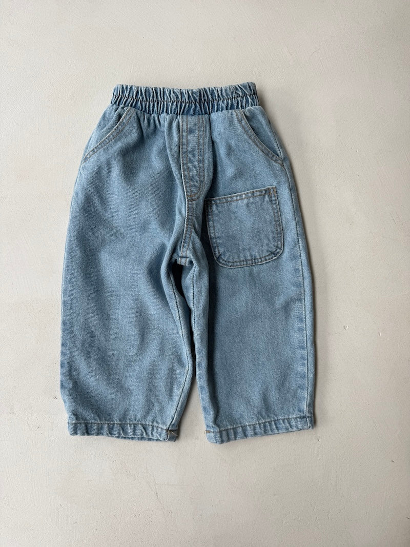 Light Blue Pocket Jeans