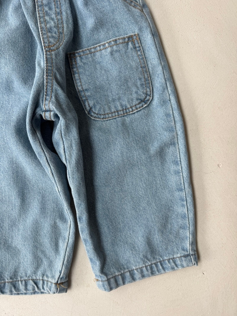 Light Blue Pocket Jeans