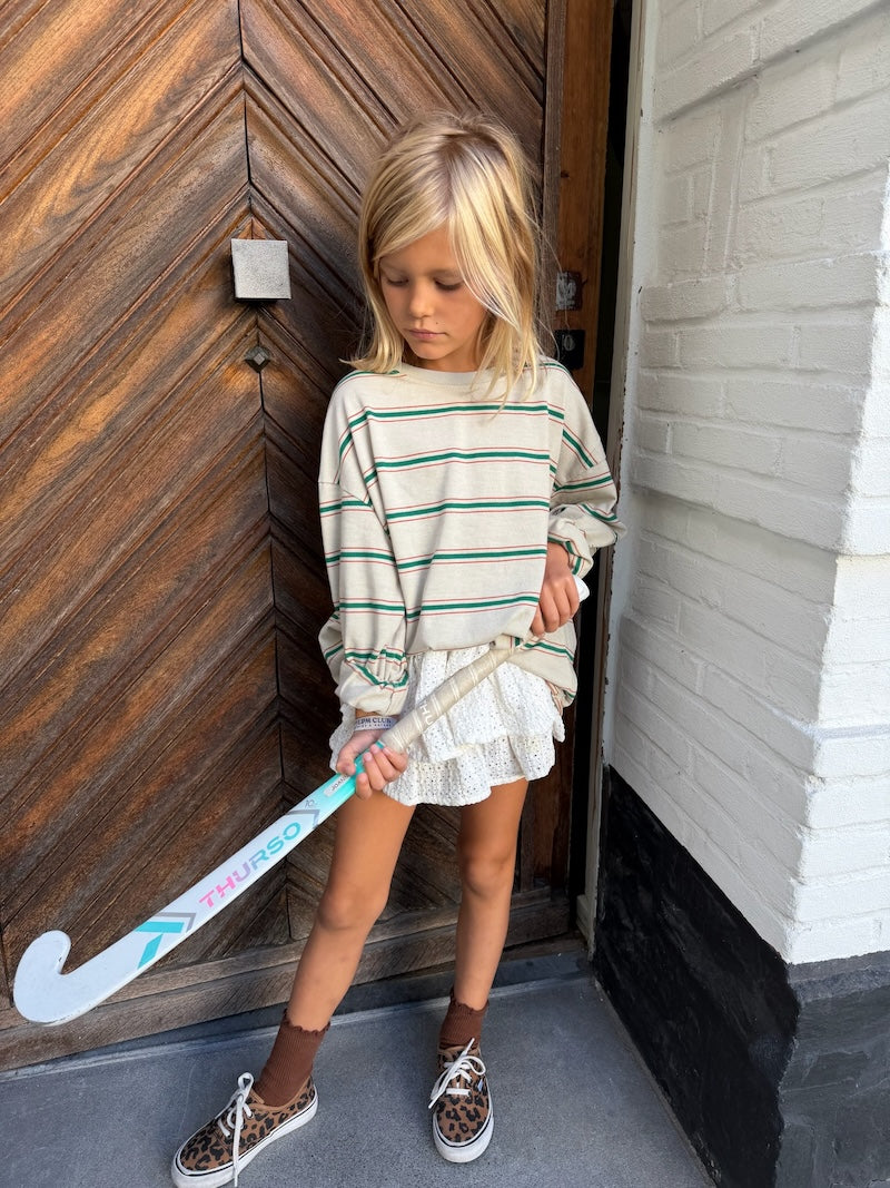 Green Stripes Jumper