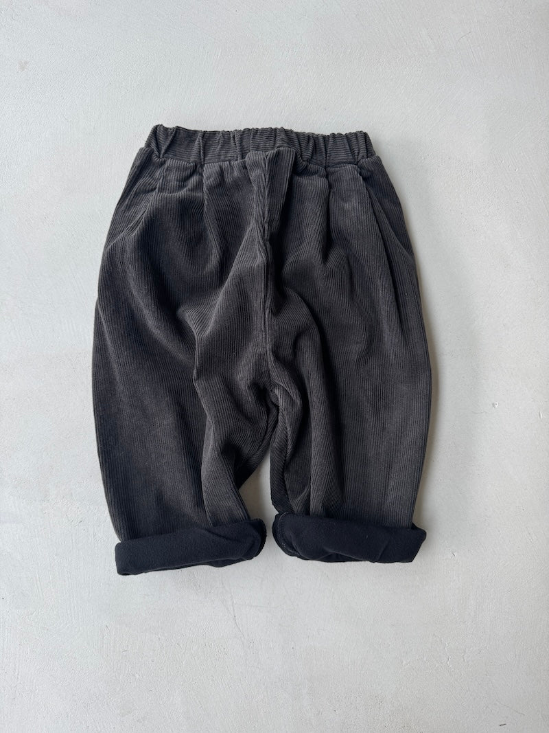 Bambi Fleece Pants Charcoal