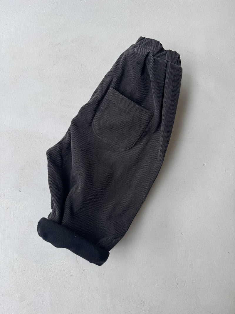 Bambi Fleece Pants Charcoal