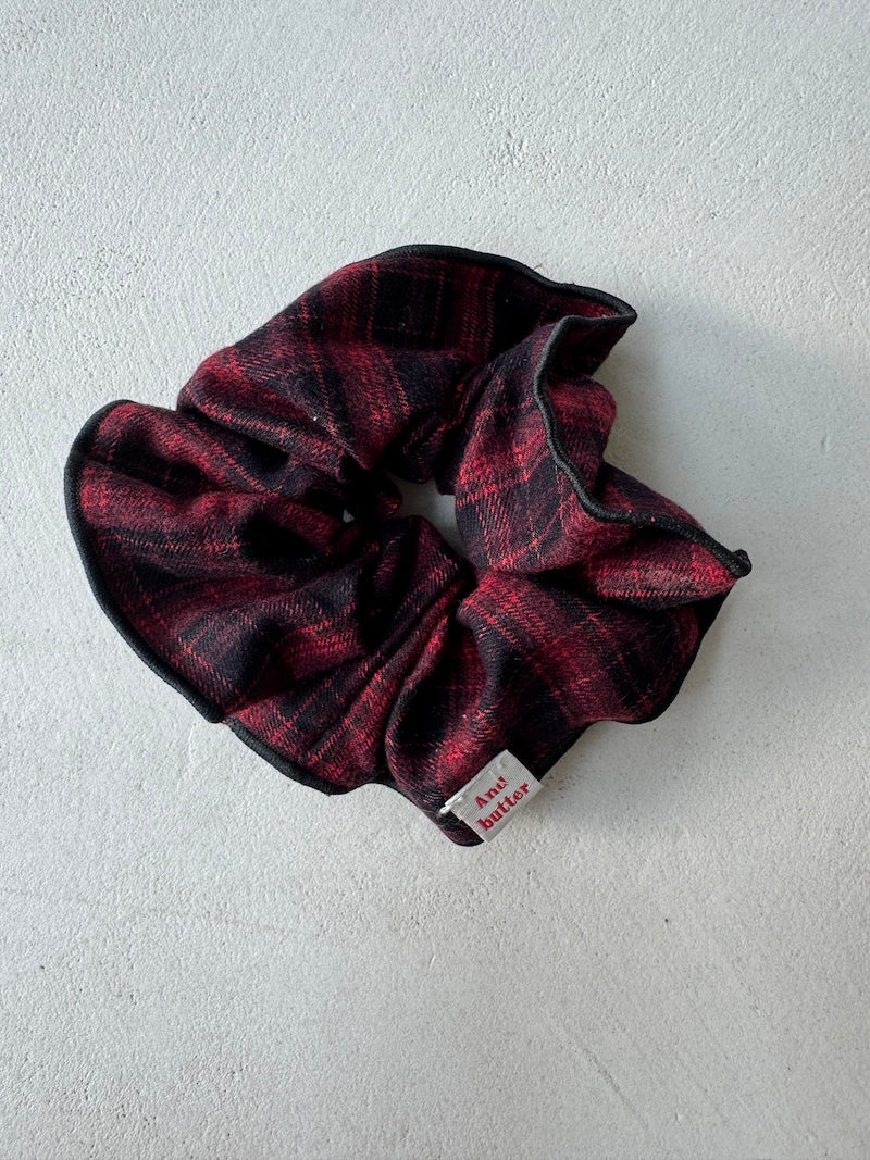 Check Scrunchy Red