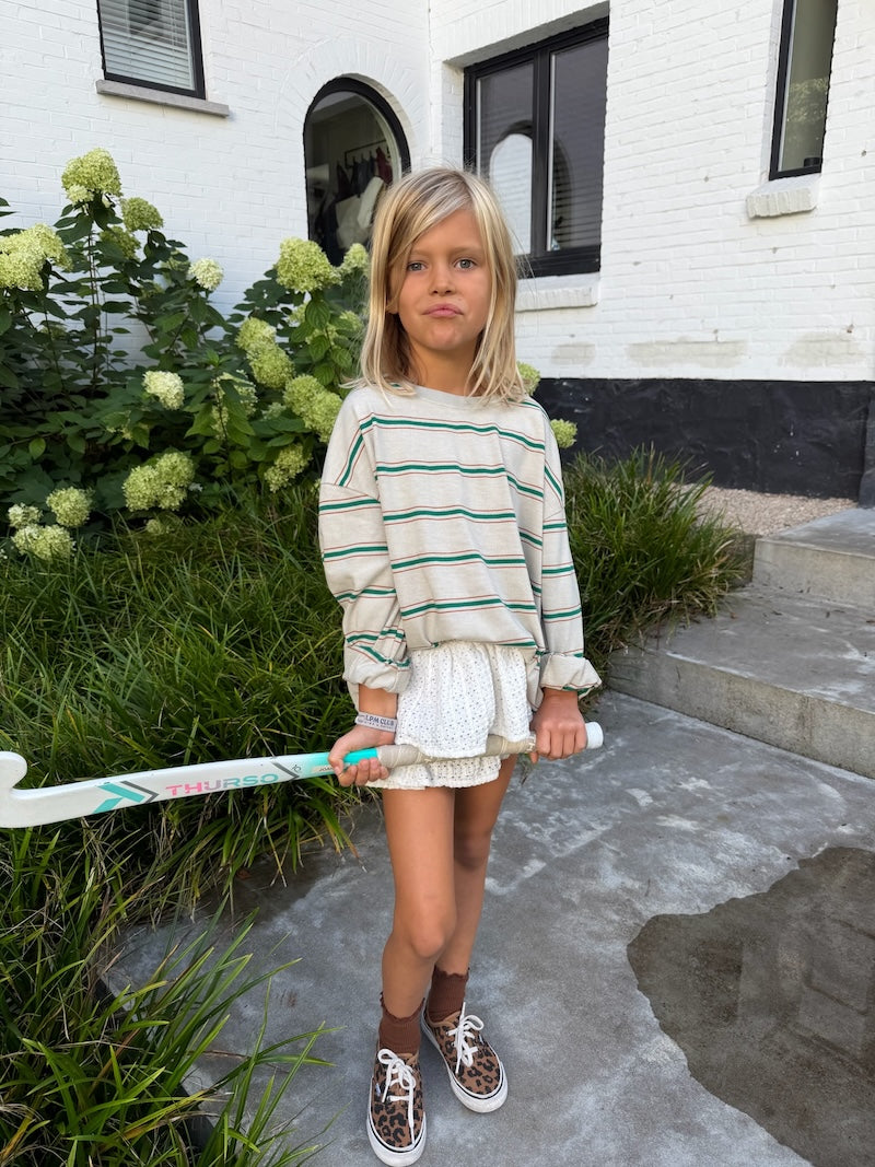 Green Stripes Jumper
