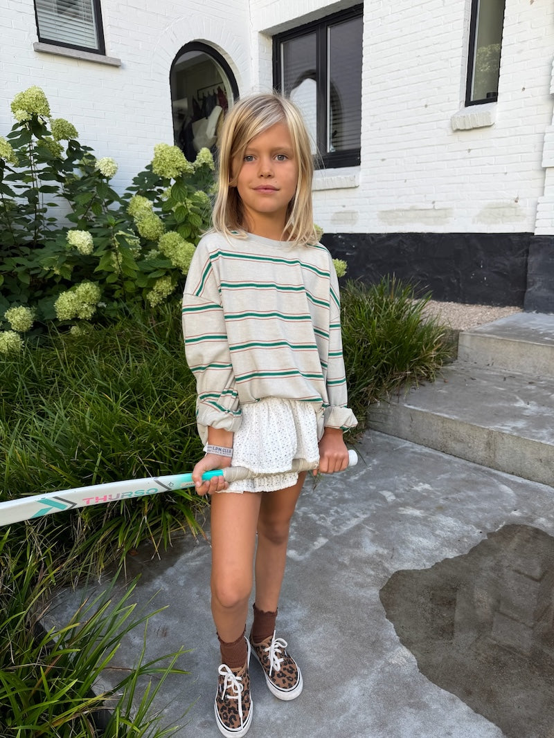 Green Stripes Jumper
