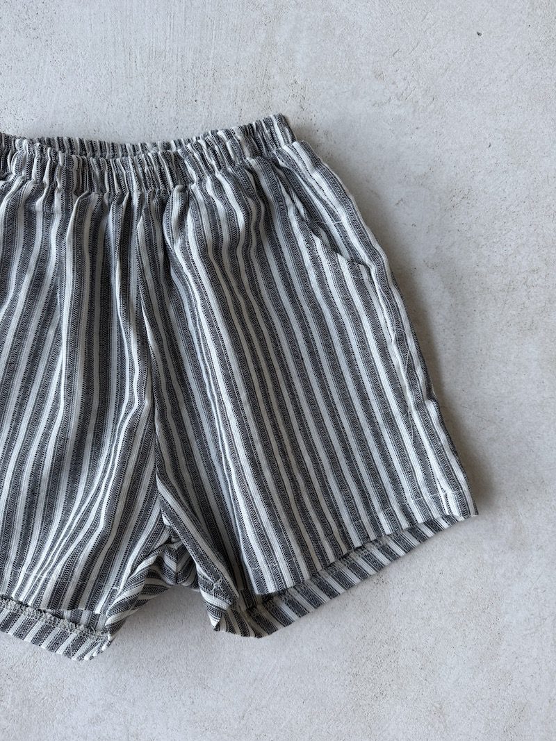 Twill Striped Shorts