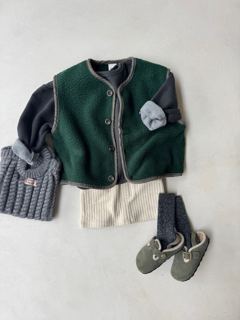 Bambi Boxy Jumper Charcoal