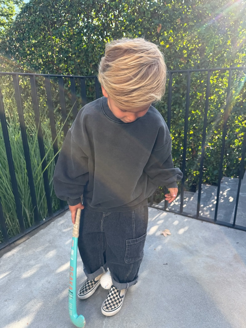 Cargo Black Jeans