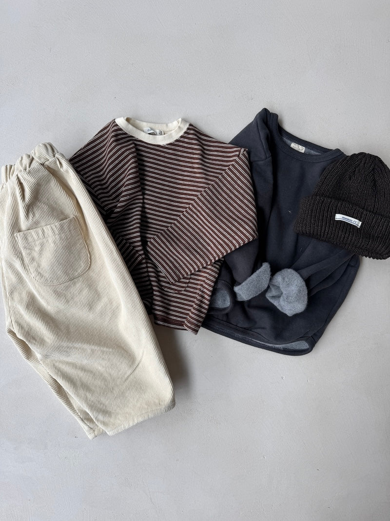 Bambi Fleece Pants Cream