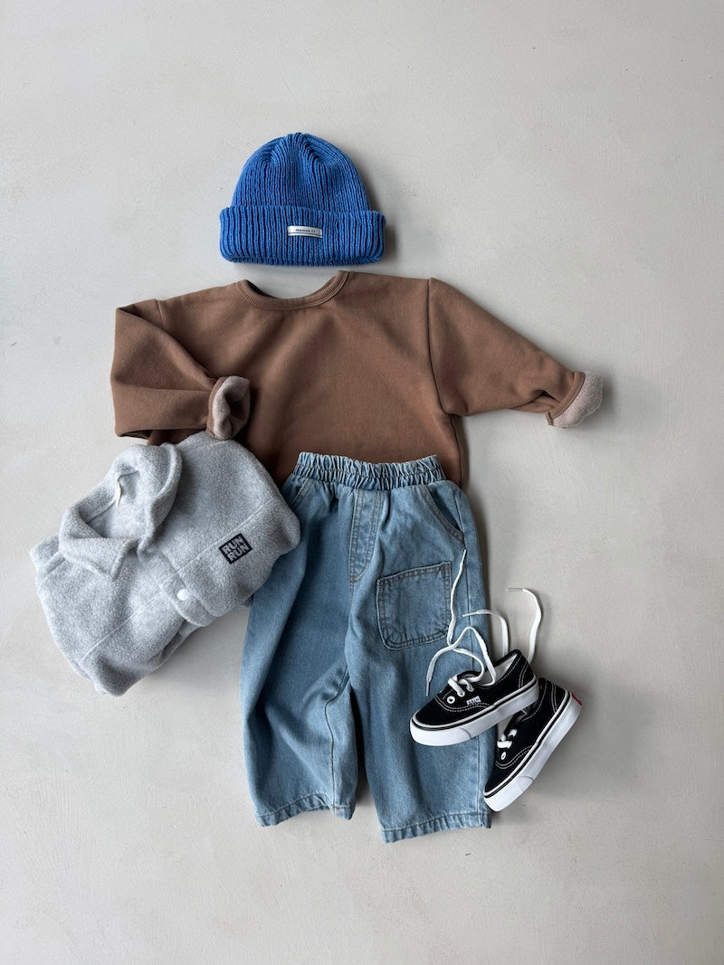 Light Blue Pocket Jeans