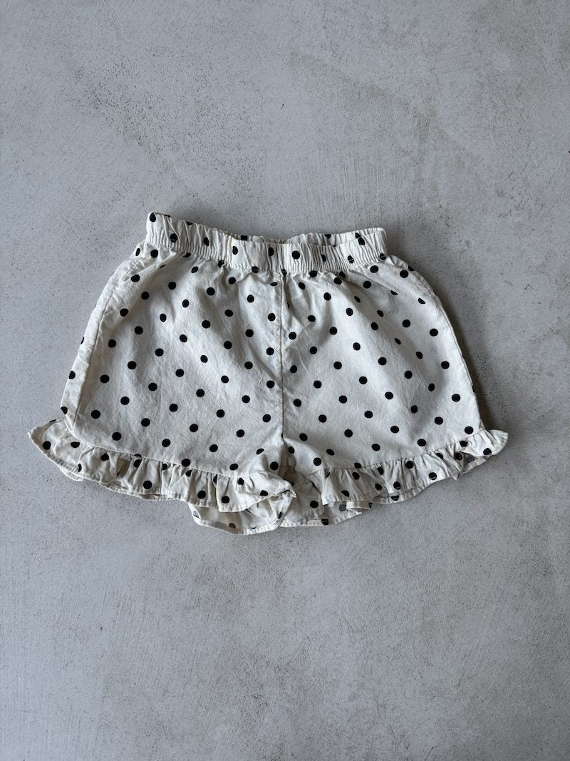 Frill Polka Shorts