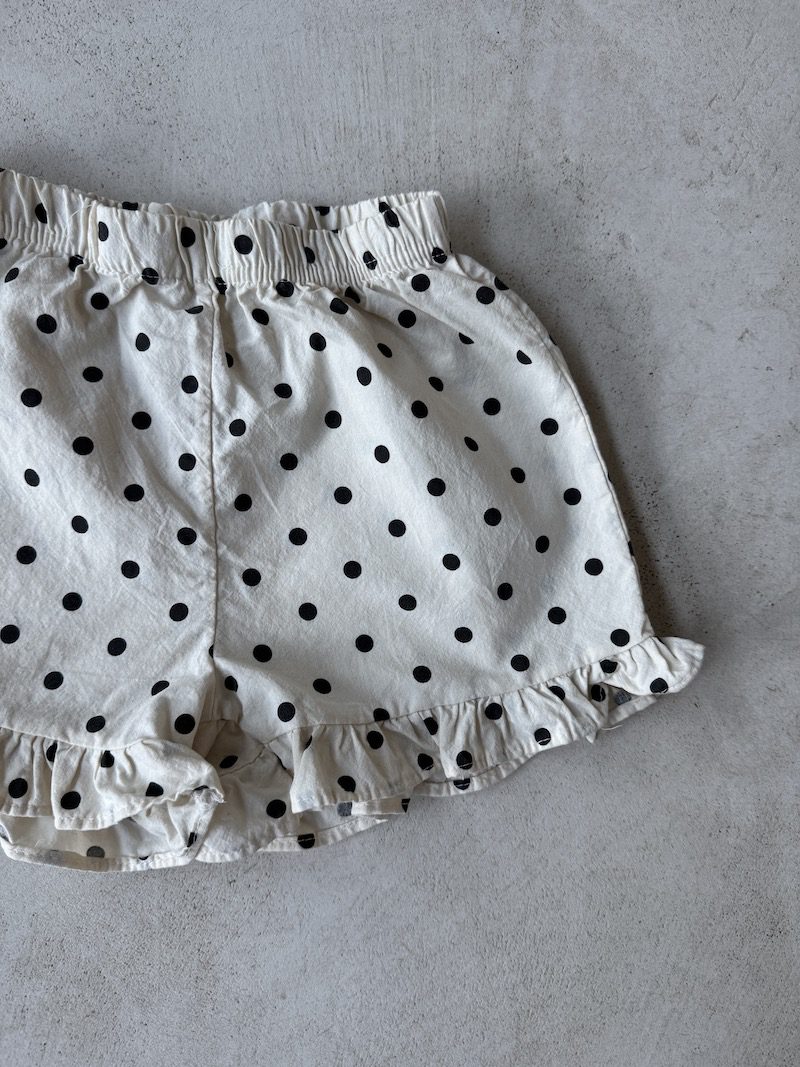 Frill Polka Shorts