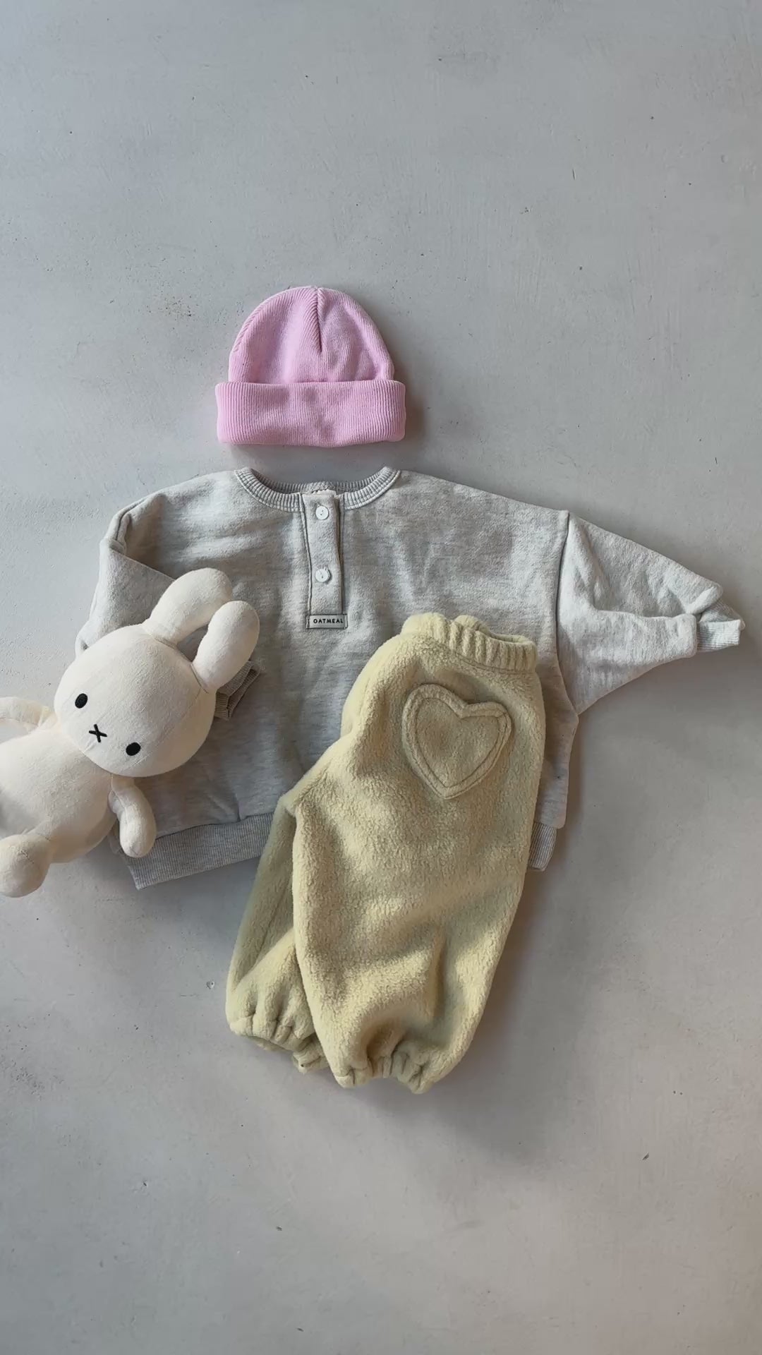 Bebe Fleece Heart Pants